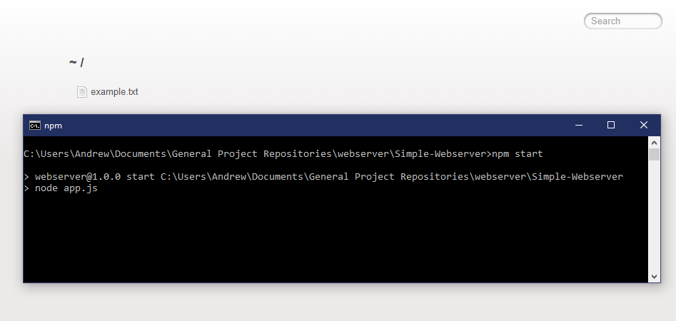 Simple-Webserver